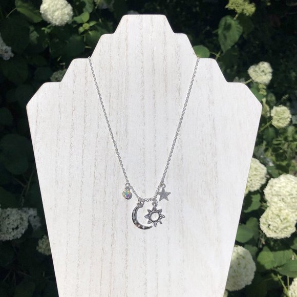 Sun & Moon Charm Necklace - Picture 2 of 5